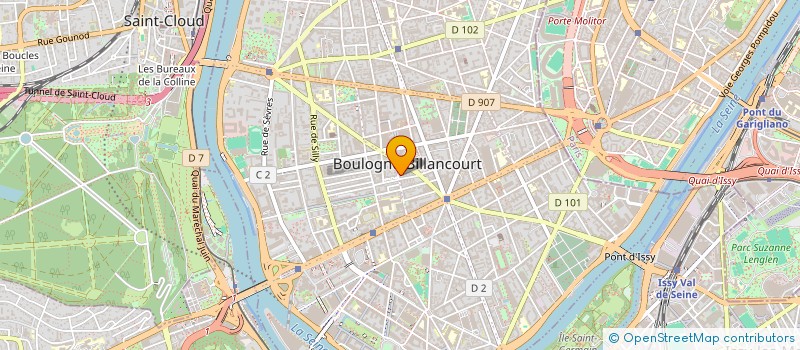 localisation de l'entreprise MONSIEUR JIANKAI QU à BOULOGNE-BILLANCOURT