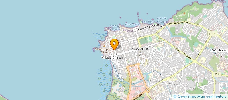 localisation de l'entreprise MONSIEUR JIANLU ZHENG  CAYENNE