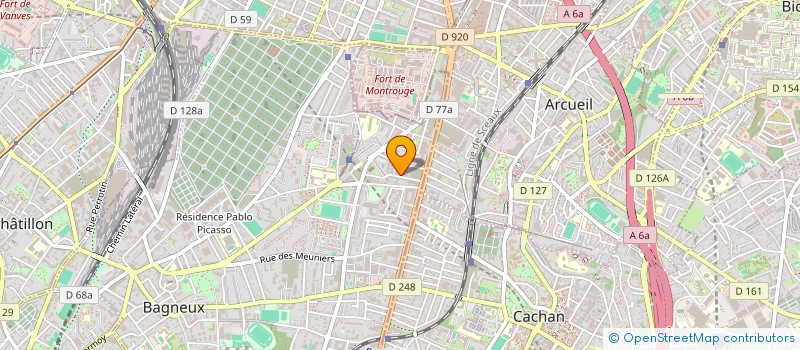 localisation de l'entreprise MONSIEUR JIANMIN LIN à BAGNEUX