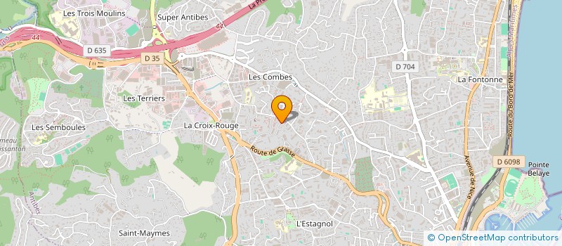 localisation de l'entreprise MONSIEUR JIANN VAURY  ANTIBES