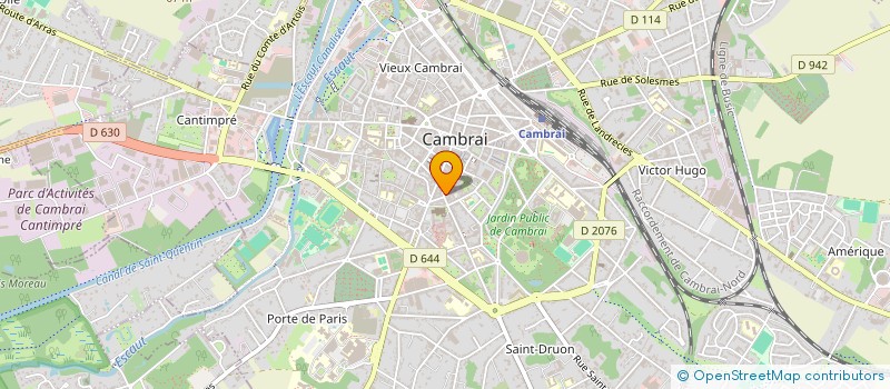 localisation de l'entreprise MONSIEUR JIANYI YU à CAMBRAI