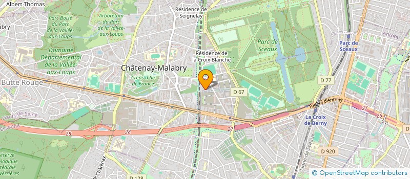 localisation de l'entreprise MONSIEUR JIAQI CHEN  CHATENAY-MALABRY