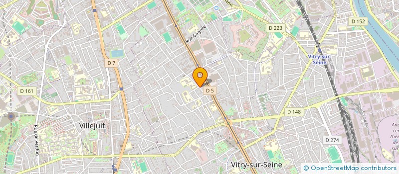 localisation de l'entreprise MONSIEUR JIAWEI XU  VITRY-SUR-SEINE