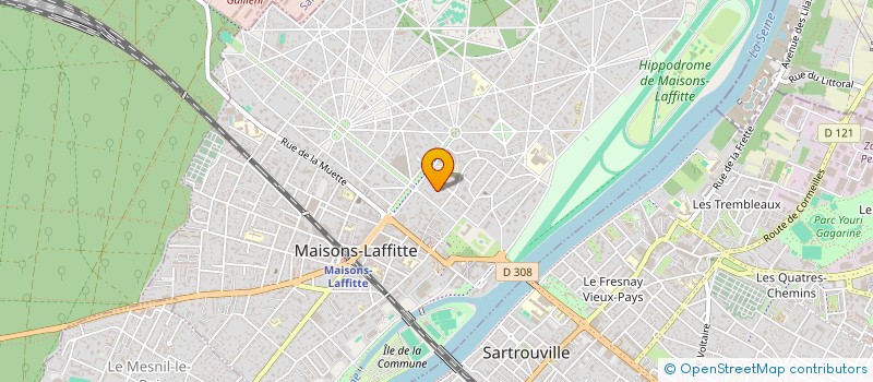 localisation de l'entreprise MONSIEUR JIAXING HU à MAISONS-LAFFITTE