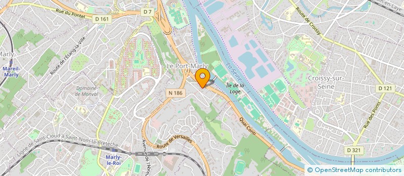 localisation de l'entreprise MONSIEUR JIBRAN SULIZAI  LE PORT-MARLY