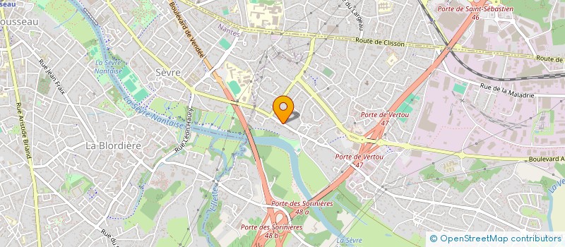 localisation de l'entreprise MONSIEUR JIBRANE CHRISTENSEN à VERTOU