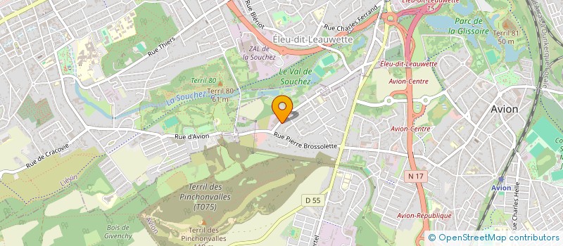 localisation de l'entreprise MONSIEUR JIBRIL BEN EL KADI  AVION