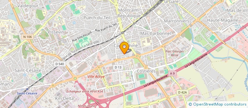 localisation de l'entreprise MONSIEUR JIBRIL BOUKRAA  NIMES