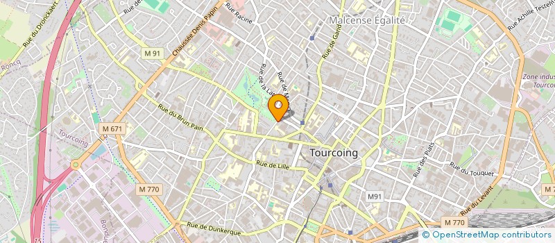 localisation de l'entreprise MONSIEUR JIE BAO à TOURCOING