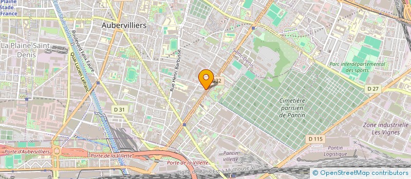 localisation de l'entreprise MONSIEUR JIE SU  AUBERVILLIERS