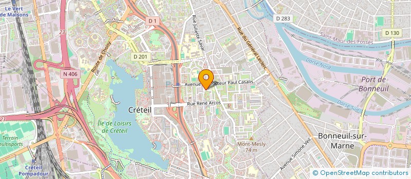 localisation de l'entreprise MONSIEUR JIE WAN  CRETEIL