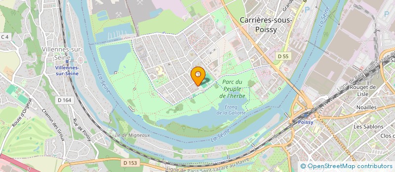 localisation de l'entreprise MONSIEUR JIGME TENZIN YURLUNG  CARRIERES-SOUS-POISSY