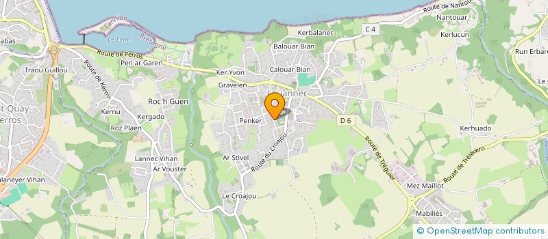 localisation de l'entreprise MONSIEUR JIHAD BIHSSI  LOUANNEC