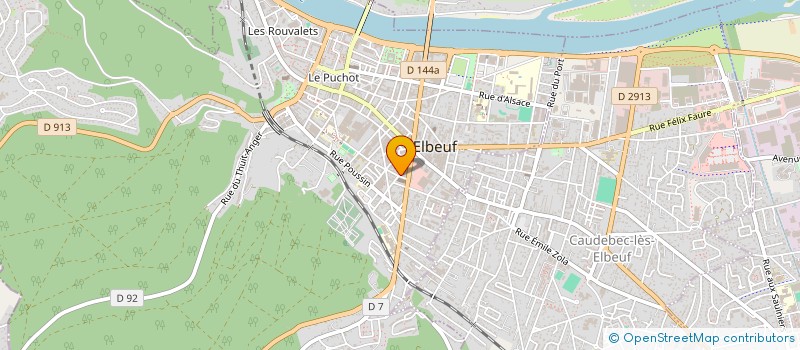 localisation de l'entreprise MONSIEUR JIHAD JLIDI  ELBEUF