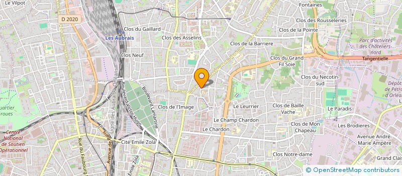 localisation de l'entreprise MONSIEUR JIHAD KHANTACH  ORLEANS