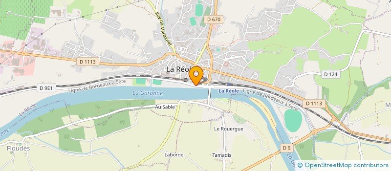 localisation de l'entreprise MONSIEUR JIHADE EL MENOUAR  LA REOLE