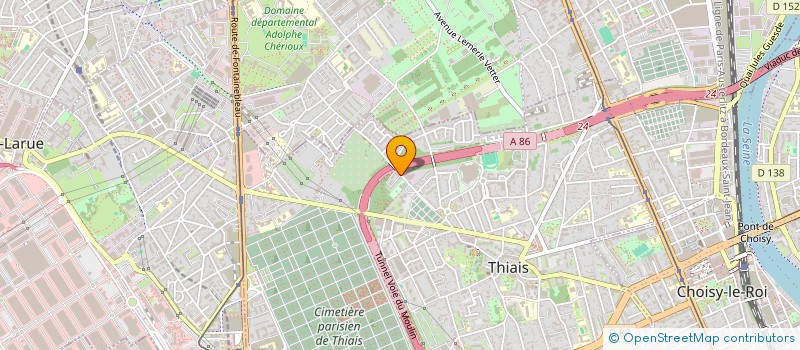 localisation de l'entreprise MONSIEUR JIHED BEN ROMDHANE  THIAIS