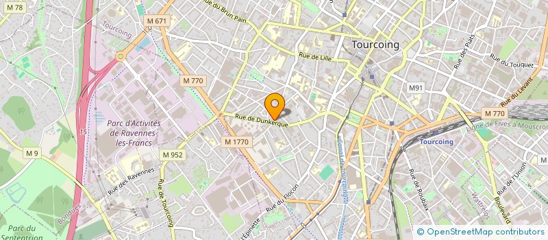 localisation de l'entreprise MONSIEUR JIHED ELHAJ  TOURCOING