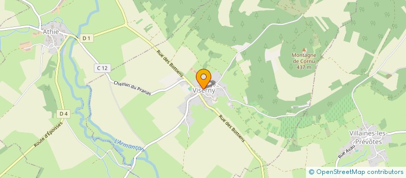 localisation de l'entreprise MONSIEUR JIHED JENDOUBI  VISERNY