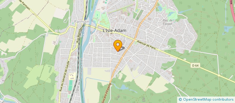 localisation de l'entreprise MONSIEUR JIL HU  L'ISLE-ADAM