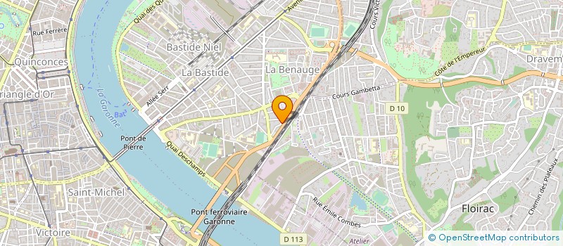 localisation de l'entreprise MONSIEUR JILALI FAIDA  BORDEAUX