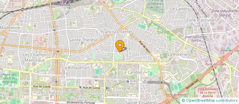 localisation de l'entreprise MONSIEUR JILALI OUAFIK  RENNES