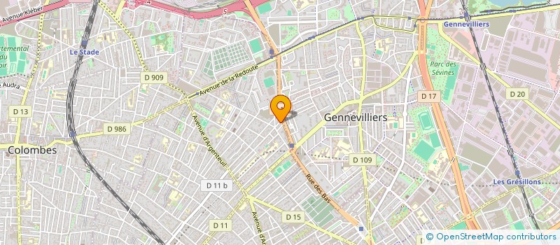 localisation de l'entreprise MONSIEUR JILALI SEMARA  ASNIERES-SUR-SEINE