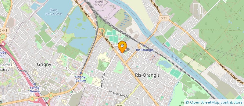 localisation de l'entreprise MONSIEUR JILANI JOUGLET  RIS-ORANGIS