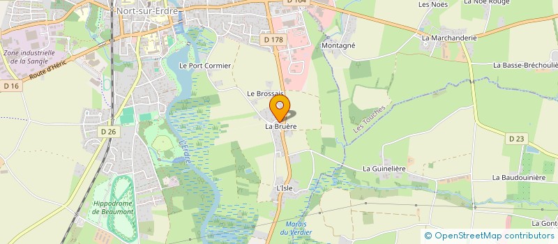 localisation de l'entreprise MONSIEUR JILANI LANGLOIS  NORT-SUR-ERDRE