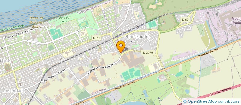 localisation de l'entreprise MONSIEUR JILLALI LAFDAILI  DUNKERQUE