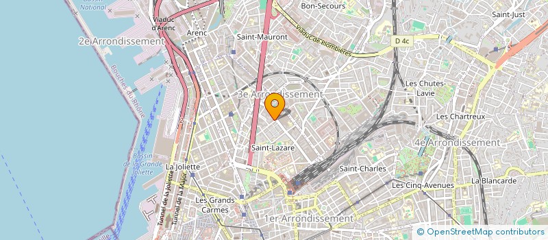 localisation de l'entreprise MONSIEUR JILLALI MADRIA  MARSEILLE