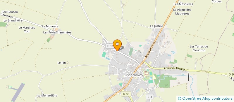 localisation de l'entreprise MONSIEUR JIM BARBOT  PONTLEVOY