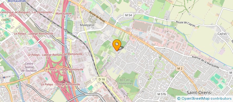 localisation de l'entreprise MONSIEUR JIM CAMBOU  TOULOUSE