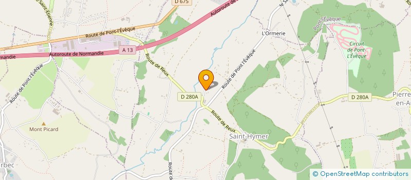 localisation de l'entreprise MONSIEUR JIM CUENIN  TOURVILLE-EN-AUGE