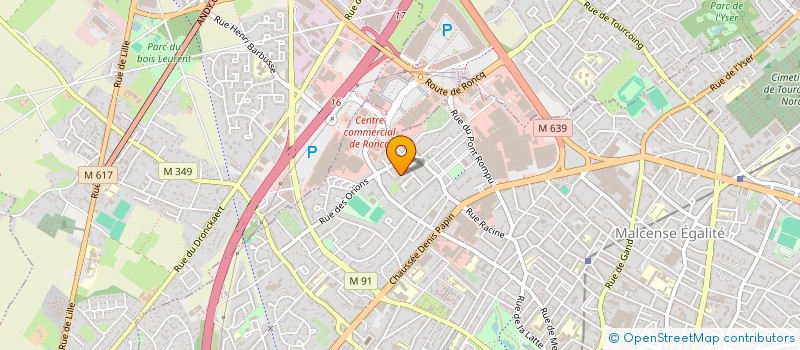 localisation de l'entreprise MONSIEUR JIM DALI  TOURCOING