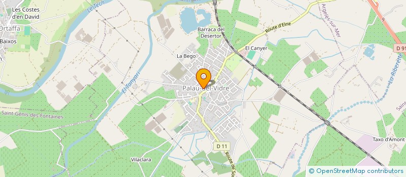 localisation de l'entreprise MONSIEUR JIM LECLERC à PALAU-DEL-VIDRE