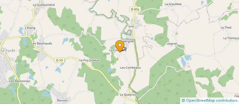 localisation de l'entreprise MONSIEUR JIM LEFLERS  COGNAC-LA-FORET