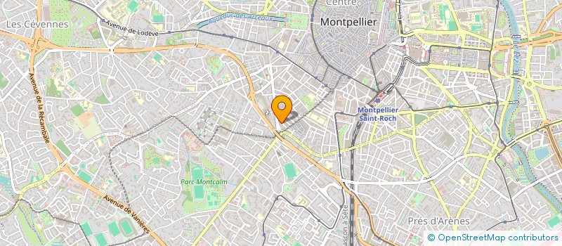 localisation de l'entreprise MONSIEUR JIM MERY à MONTPELLIER