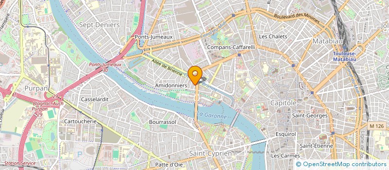 localisation de l'entreprise MONSIEUR JIM OUSSENS à TOULOUSE