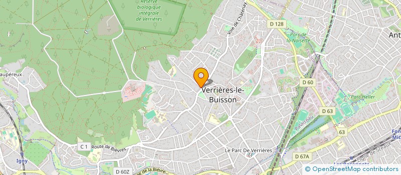 localisation de l'entreprise MONSIEUR JIM PAUCHEZ  VERRIERES-LE-BUISSON