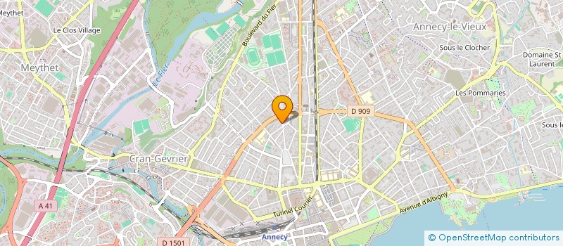 localisation de l'entreprise MONSIEUR JIM PECHOUX à ANNECY