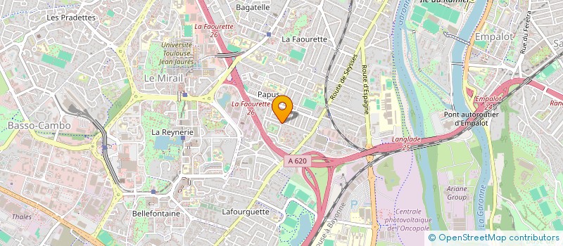 localisation de l'entreprise MONSIEUR JIM RICHARD FRANCIS  TOULOUSE