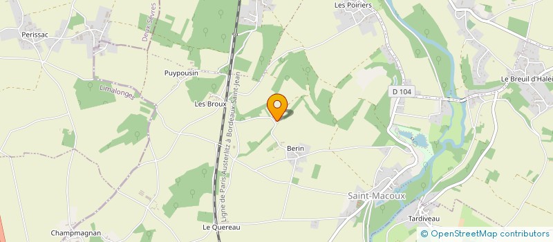 localisation de l'entreprise MONSIEUR JIM TILLET  VAL-DE-COMPORTE