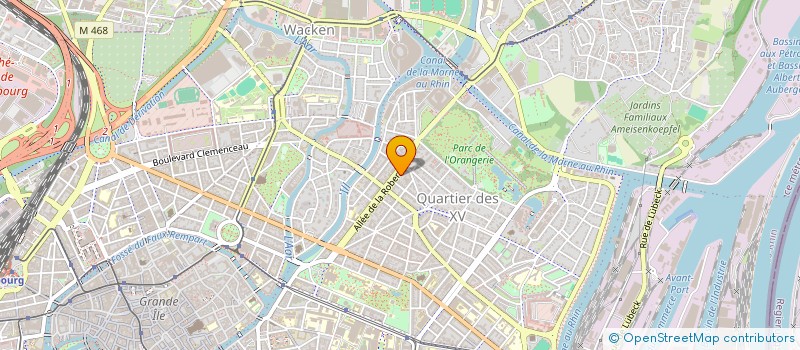 localisation de l'entreprise MONSIEUR JIM WOLF à STRASBOURG