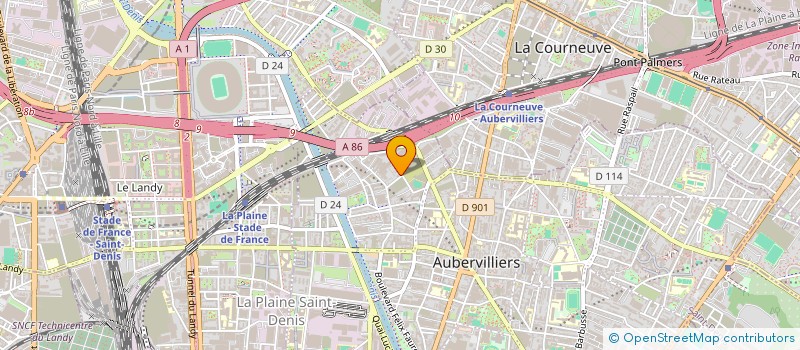 localisation de l'entreprise MONSIEUR JIMES SOMON à AUBERVILLIERS