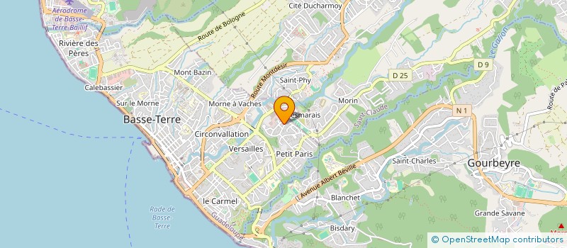 localisation de l'entreprise MONSIEUR JIMITRI DESFONTAINES  BASSE-TERRE