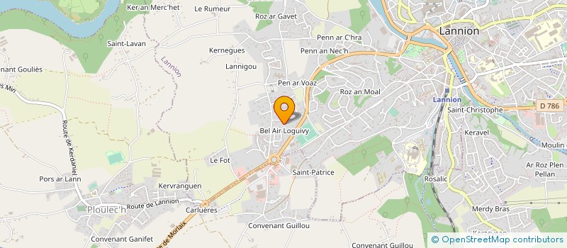 localisation de l'entreprise MONSIEUR JIMMIE MENOU à LANNION