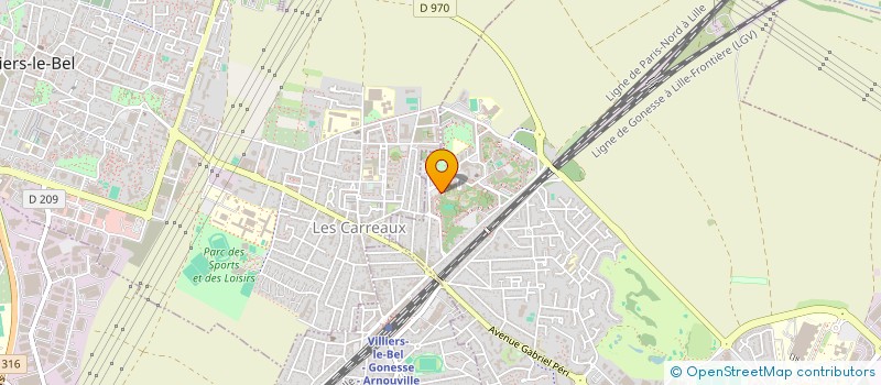 localisation de l'entreprise MONSIEUR JIMMY ALCAN à GONESSE