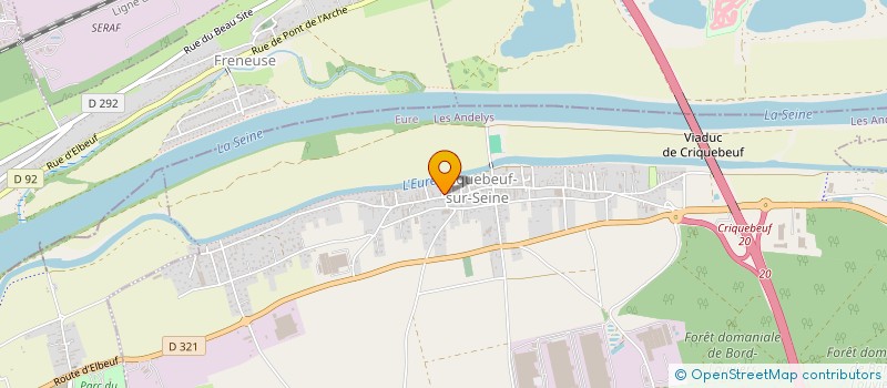 localisation de l'entreprise MONSIEUR JIMMY ALINGRE  CRIQUEBEUF-SUR-SEINE