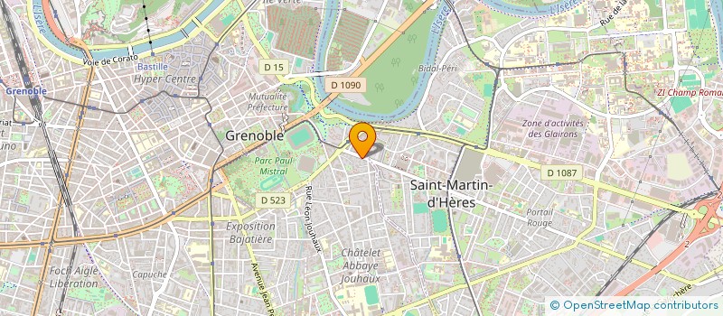 localisation de l'entreprise MONSIEUR JIMMY ANTOYE  GRENOBLE